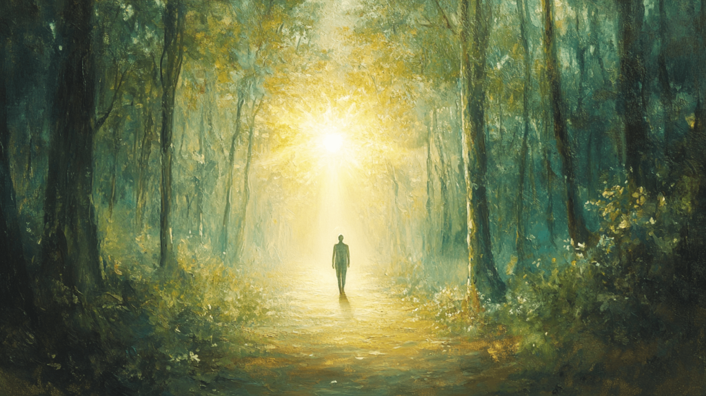 Oração pela perseverança no caminho da santidade, pedindo força espiritual e fidelidade a Deus.