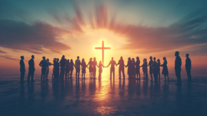 Oração pela unidade dos cristãos no mundo, pedindo reconciliação e cooperação entre igrejas e comunidades de fé.